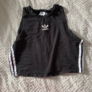 Adidas cropped tank top